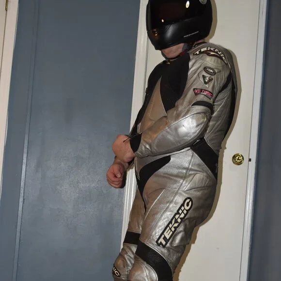 Teknic leather motorcycle suit, kangaroo hide, size US 44 - Picture 3 of 16